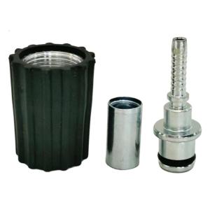 Mạnh mẽ M14 Đầu nối ống nước áp lực cao kháng vật liệu thép kết nối an toàn cho hệ thống rửa xe