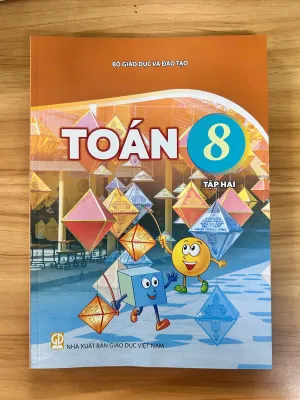 Sách giáo khoa Toán 8- tập hai- Kết Nối Tri Thức Với Cuộc Sống (Kèm Nilon bọc Sách nhãn tên)