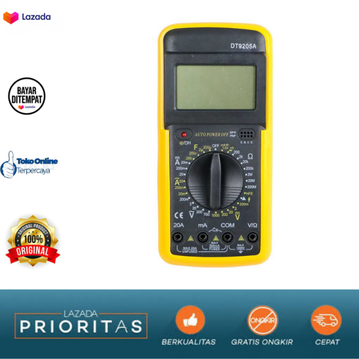 [BISA COD] multimeter / multimeter digital / multimeter digital murah ...