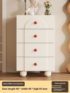 Solid Wood Storage Cabinet Modern Drawer Cabinet Small Unit Cabinet Storage Living Room Storage Simplicity Chest of Drawers