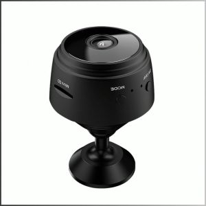 กล้องบ้าน ชาร์จขณะชาร์จ กล้องบ้าน hd เลนส์ไวแสงสูง ขยายได้ บันทึกขณะบันทึก หัวเข็มขัดแม่เหล็ก