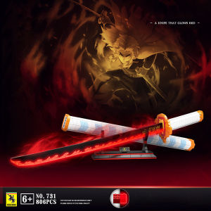 Đồ Chơi Lắp Ráp Kiểu Lego Mô Hình Thanh Kiếm Phát Sáng Của Viêm Trụ Rengoku Model 731 Với 806 Chi Tiết Nhựa Abs Cao Cấp An Toàn Cho Trẻ Em Kích Thước Sản Phẩm 67.5X14.1X9.9Cm - Lazada