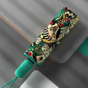 OLYCAT UV Umbrella for Women Automatic Parasol Umbrellas for Rain and Sun Portable Outdoor Mini Folding Sun Umbrella for Woman