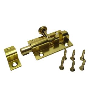 Selot pintu jendela warna gold ukuran 2 in 5cm dengan skrup