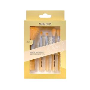 Sivanna Colors Makeup Brushes 5 pieces Set BR04 ซิเวนน่า คัลเลอร์ส เมคอัพ บรัชเชส เซท 5 ชิ้น