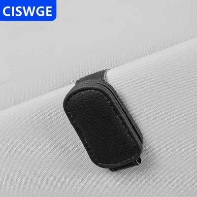 [COD] CISWGE AUTOPARTS Đa chức năng xe Sun Visor Kính Clip da Kính mắt clip từ Kính mát chủ móc phổ nội thất phụ kiện