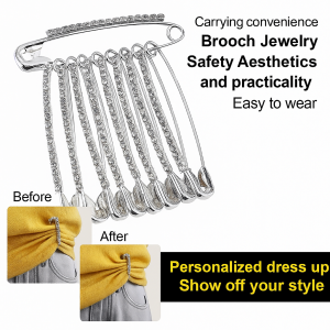 Carrying convenience Brooch Jewelry Safety Aesthetics and practicality Easy to wear Personalized dress up