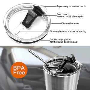 GG 1Pc Spill Resistant Lid For 20 And 30 Oz Yeti Lid Fits Tumbler And More Replacement Tumbler Spill-Proof Cup Lids Drop Shopping