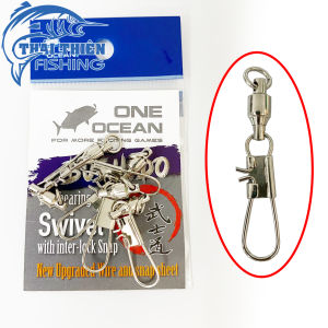 Khóa Link Câu Cá Bushido Ball Bearing Swivel Vỉ 5 Cái Chuyên Dùng Câu Cá Tra Các Loại Cá Lớn