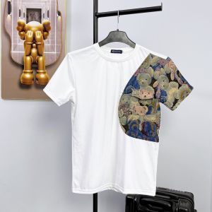 Áo thun nam cổ tròn in họa tiết GẤU nổi chất vải thun lạnh co giãn 4 chiều mấu mới nhất cao cấp