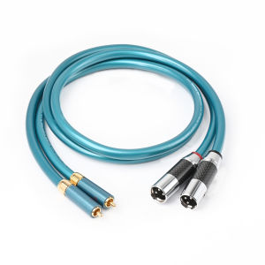 ATAUDIO RCA to XLR Audio Cable HiFi 8N OCC 2RCA Male to 2XLR Male(Female) High-performance Stereo Shielded for Mixer Amplifier