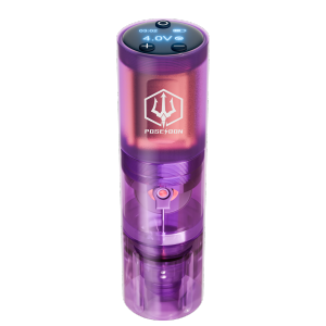 POSEIDON Tattoo Kit- Tattoo Machine with 20Pcs Tattoo Cartridge Needles and Tattoo Supplies Wireless Tattoo Power Supply with Rotory Machine for Artist