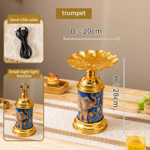 เอเชียตะวันออกเฉียงใต้ลมวินเทจช้างน้ำแห้งขนมถาดโคมไฟตั้งโต๊ะอเนกประสงค์ห้องนั่งเล่นโต๊ะกาแฟตกแต่งบ้าน