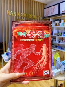 Cao dán hồng sâm túi đỏ Power Red Gingseng Hàn Quốc - Túi 20 miếng