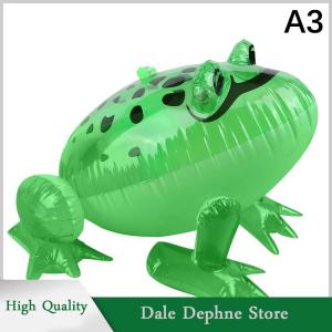 [Dale Dephne] ของเล่นรูปสัตว์เป่าลมรูปกบกระโดดได้สีเขียวเรืองแสงได้ของเล่นรูปสัตว์รูปคางคกสำหรับงานเลี้ยงวันเกิดของตกแต่งงานแต่งงาน