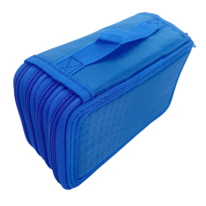 ZG285 4 ชั้น กระเป๋าดินสอสี 72 หลุม ความจุขนาดใหญ่ กระเป๋าเครื่องเขียนโรงเรียน แบบพกพา ซิปเรียบ กระเป๋าใส่ปากกา ของใช้สำนักงาน