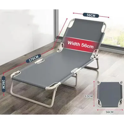 Sofa Foldable Bed Folding Bed Heavy Duty With Foam Single Folding Heavy Duty Chair Bed Sofa Bedift Lunch Break Bed Office Household Adult Nap Bed