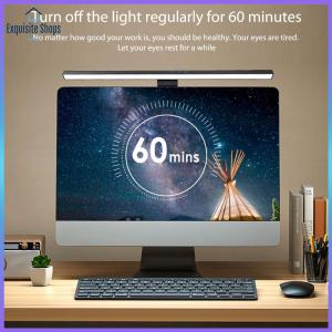 Dimming Computer Monitor Light Bar Touch Control Reading Monitor Lamp Space Saving No Screen Glare Home Office for Study Laptop