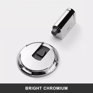 [SG] Magnetic Doorstopper Non-punching Adjustable Doorstop Hidden Door Holders Heavy Duty Door Stops Zinc Alloy