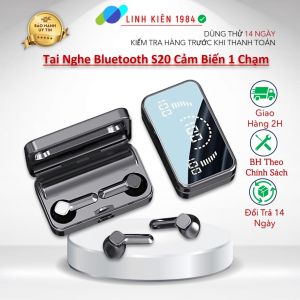 Tai Nghe Bluetooth S20 Tai Nghe Không Dây Nhét Tai Bản Quốc Tế Cao Cấp - Cảm Biến Vân Tay