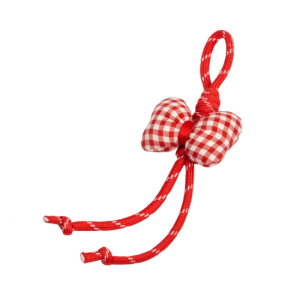 Textile Mobile Phone Cord With 3D Ribbon Design Universal Bag Charm For Daily Use Travel Comfortable Wear Secure Clip