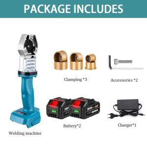 DEKES 340° Cordless Hot Melt Machine 20/25/32mm Efficient Rechargeable PPR/PB/PE Pipe Welding Machine