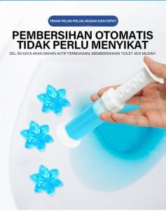 Wastafel Closet Gel Cleaner Stamp Pewangi Pengharum Pembersih Toilet