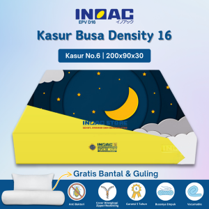 Kasur Busa Inoac EP D.16 Tebal 30 Cm SIze Standar Alas Tidur Empuk Anti Kempes By Inoac Store