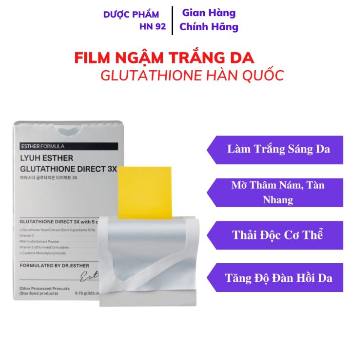 glutathione estrogen Esther Formula] Glutathione Direct Film 5x  Gochujar