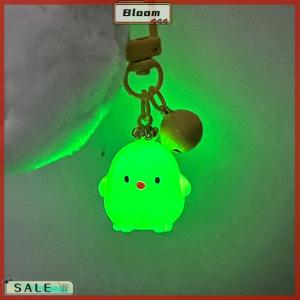 Follow Get New[Bloom Z] Creative Resin Luminous Crown Chicken Dolls Car KeyChain Bookbag pendant accessories Chicken Toy Gifts