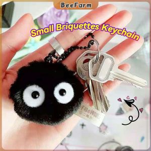 B.F. Small Briquettes Keychain Pendant Hayao Miyazaki Spirited Away Girl Cute Elf School Bag Chain