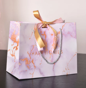 Paperbag Marble Elegan Tebal Premium Paper Bag Goodie Bag Motif Marmer Dengan Pita Gold Paperbag Unicorn Sangjit tas jinjing kemasan tas hadiah tas toko pakaian gaya ins kemasan kue tempat teh susu Tas Kado Hadiah Valentine