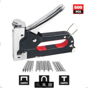 Tặng kèm 600 đinh,Súng bắn ghim đa năng Kìm bắn đinh ghim cầm tay 3 trong 1 có tăng lựccỡ 4-14 mm