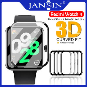 Soft Fibre Protective Film Cover For Xiaomi Redmi Watch 4 Smartwatch Full Screen Protector Redmi Watch 3 active/3 lite/Redmi Watch3/Redmi Watch 2 lite Smart Watch sport Bracelet