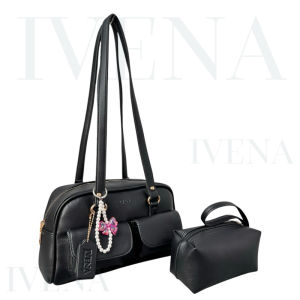 IVENA - CHUBBY BAG 2SET HANDBAG TAS KULIT WANITA RETRO