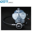 TYLER Diving Mask Professional Full Face Mirror Tempered Glass Anti Fog Liquid Silicone Sewage Operation Submersible Surface Masks. 