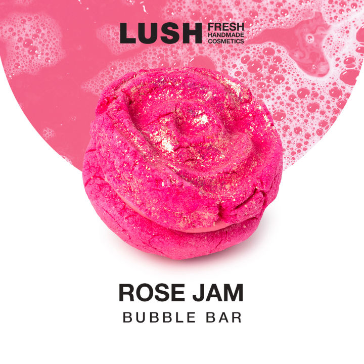 Lush Rose Jam Bubbleroon 100g Moisturizing Softening Lazada Ph