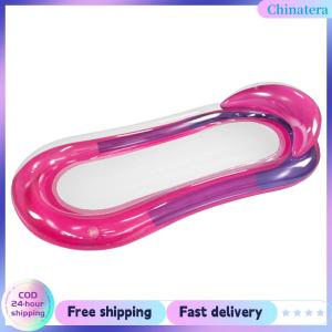 [Chinatera Flagship Store] PVC Water Hammock Portable Water Floating Bed Leak Proof Nozzle Wear Resistant Swimming Pool Accessories