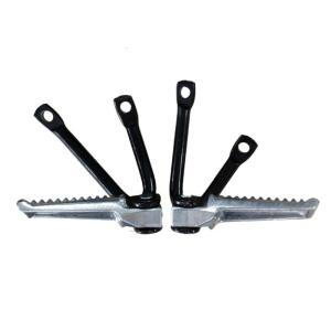 2 cái gác chân xe máy skidproof tấm kê chân đường cao tốc footpegs Hợp kim nhôm xe máy phần gấp phía sau bàn đạp