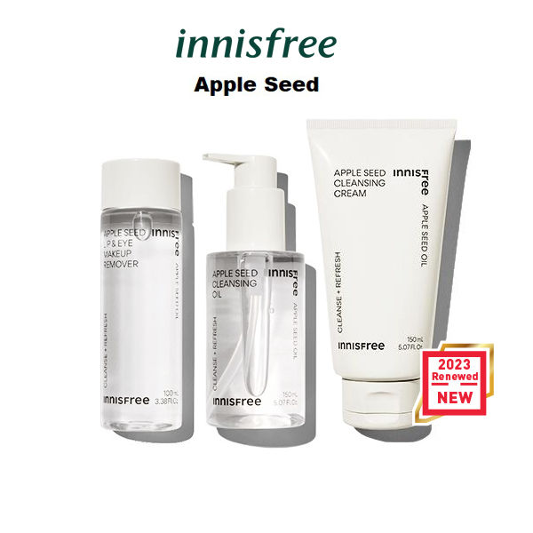 [100 Original] Innisfree Apple Seed Cleansing Line (Cream Lip & Eye