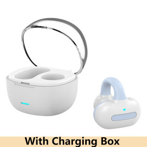 2025Vaorlo Bone Conduction Single Ear Bluetooth 5.3 Headset with Charging Case Support TWS Mode 360 Panoramic Sound Effect °   hi-fi music earphoneswaterproof and sweatproof headphones for sports games KDL