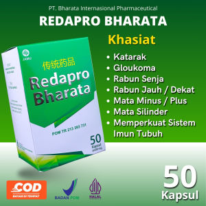 Obat Katarak Mata Minus Plus Gloukoma Rabun Jauh Dekat Rabun Senja Herbal Redapro Bharata 100% Asli