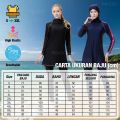 PRADO Malaysia Women Full Cover Sleeve Nylon Muslim Muslimah Quick Drying Swimming Suit Swimwear Swimsuit Baju Renang Beach. 