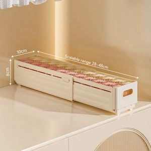 【SG Stock】Extendable Wardrobe Drawer Organizer Adjustable Closet Storage Box