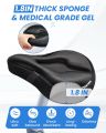 Bike Seat Cushion, Comfort Bike Seat Cover for Men Women, Exercise Bicycle Seat Cushion Padded Cover Compatible with Peloton, Mountain Stationary Bikes, Ou. 