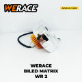 WERACE Lampu BILED Projie Matrix WR 2 LED 4,5 Inch Motor Mobil. 
