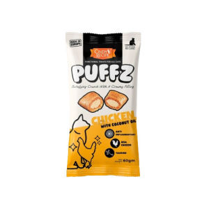 CINDYS RECIPE Puffz savours 60G_Cat Treats ( Chicken / Salmon / Hairball / Hip & Joint / Skin & Coat/ Digestion )