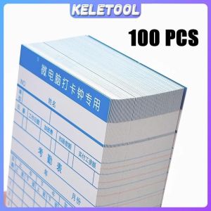 Daily time record attendance cards employee time card monthly attendance book for employee clock input