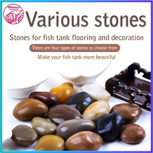 Super Big Aquarium Assorted Mindoro Pebbles River Stone lava rock stone