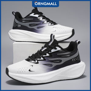 ORNGMALL Giày thể thao thông thường cho nam-Giày thể thao nhẹ-thiết kế màu sáng tối đen/xanh/hồng đế MD & đế EVA cho thoải mái-Giày thể thao áo ren thấp Giày đi bộ 36-45